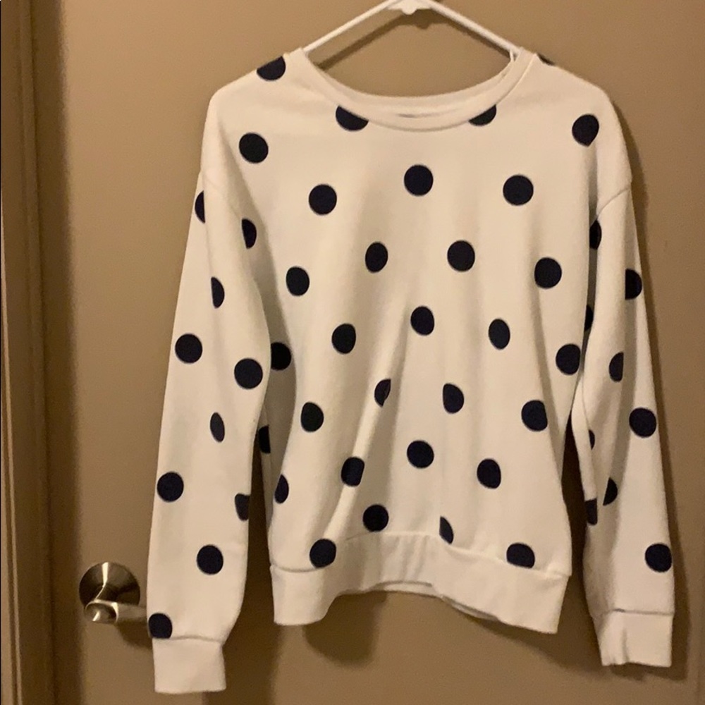 Polka dots sweatshirt